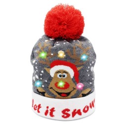 JAP Kerstmuts - Kerst Beanie voor Volwassenen en kinderen - Rudolf - Let it snow