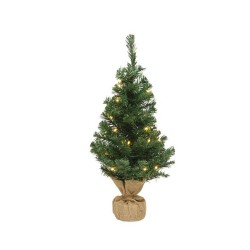 Everlands Mini Kerstboom 60cm met verlichting groen