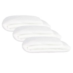 3x stuks rechthoekige sneeuwdekens/sneeuwtapijt 100 x 200 cm - Decoratiesneeuw