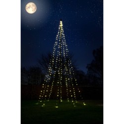 Christmas United vlaggenmast kerstboom 600cm - 360 LED