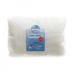 Sneeuwdeken polyester 120x80cm wit